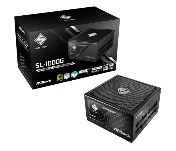 ASROCK Steel Legend 1000W 80 Plus Gold - 1318554 - zdjęcie
